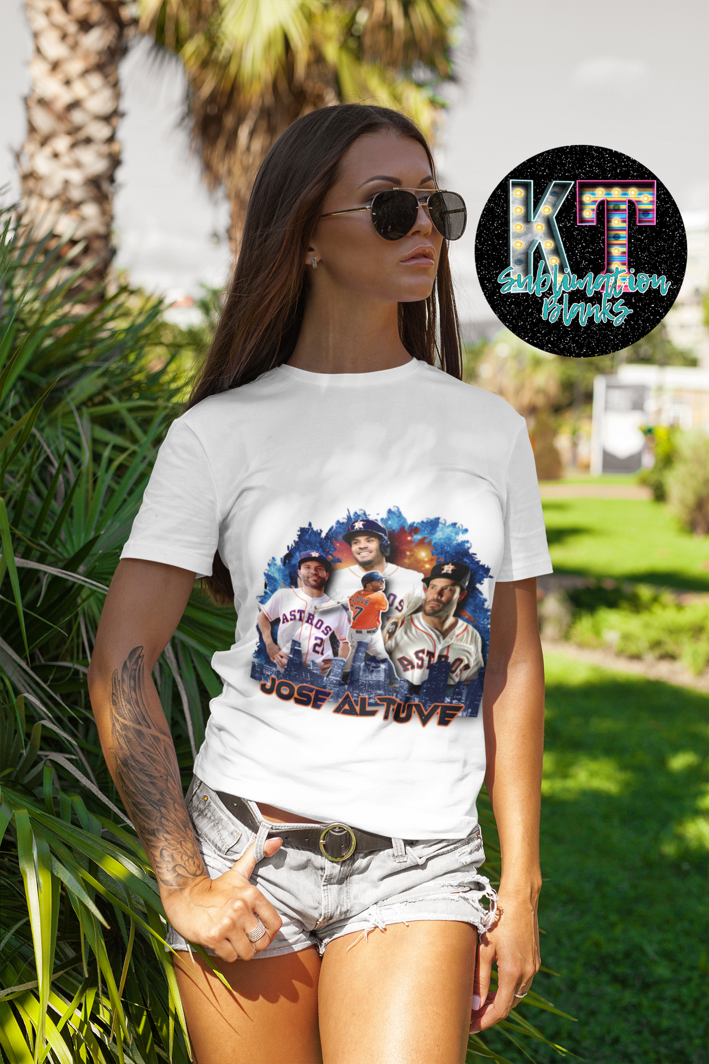 Jose Altuve Baseball DTF, , Ready to press Transfer
