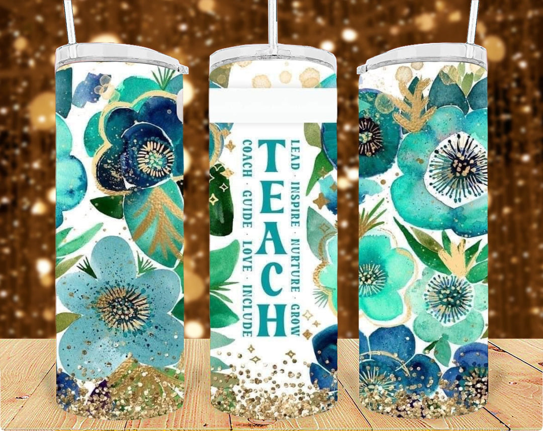Teacher 20oz Tumbler Sublimation Print - KT SUBLIMATION, DTF AND MORE LLC
