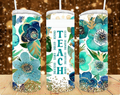 Teacher 20oz Tumbler Sublimation Print - KT SUBLIMATION, DTF AND MORE LLC