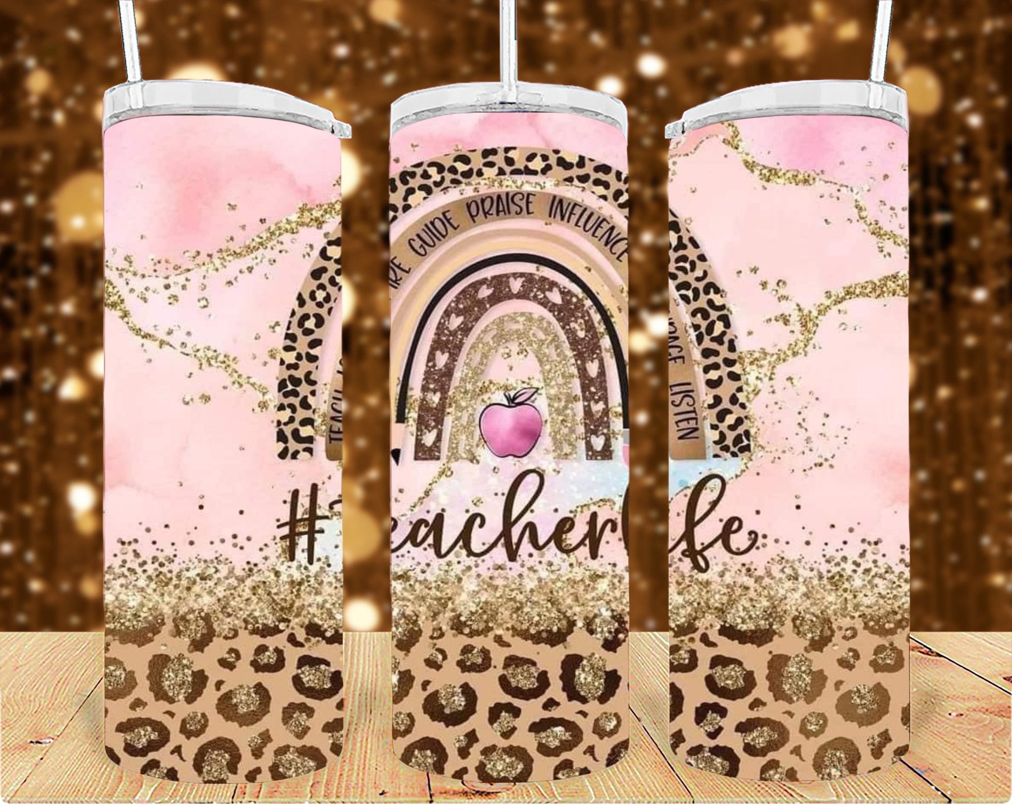 Teacher 20oz Tumbler Sublimation Print - KT SUBLIMATION, DTF AND MORE LLC