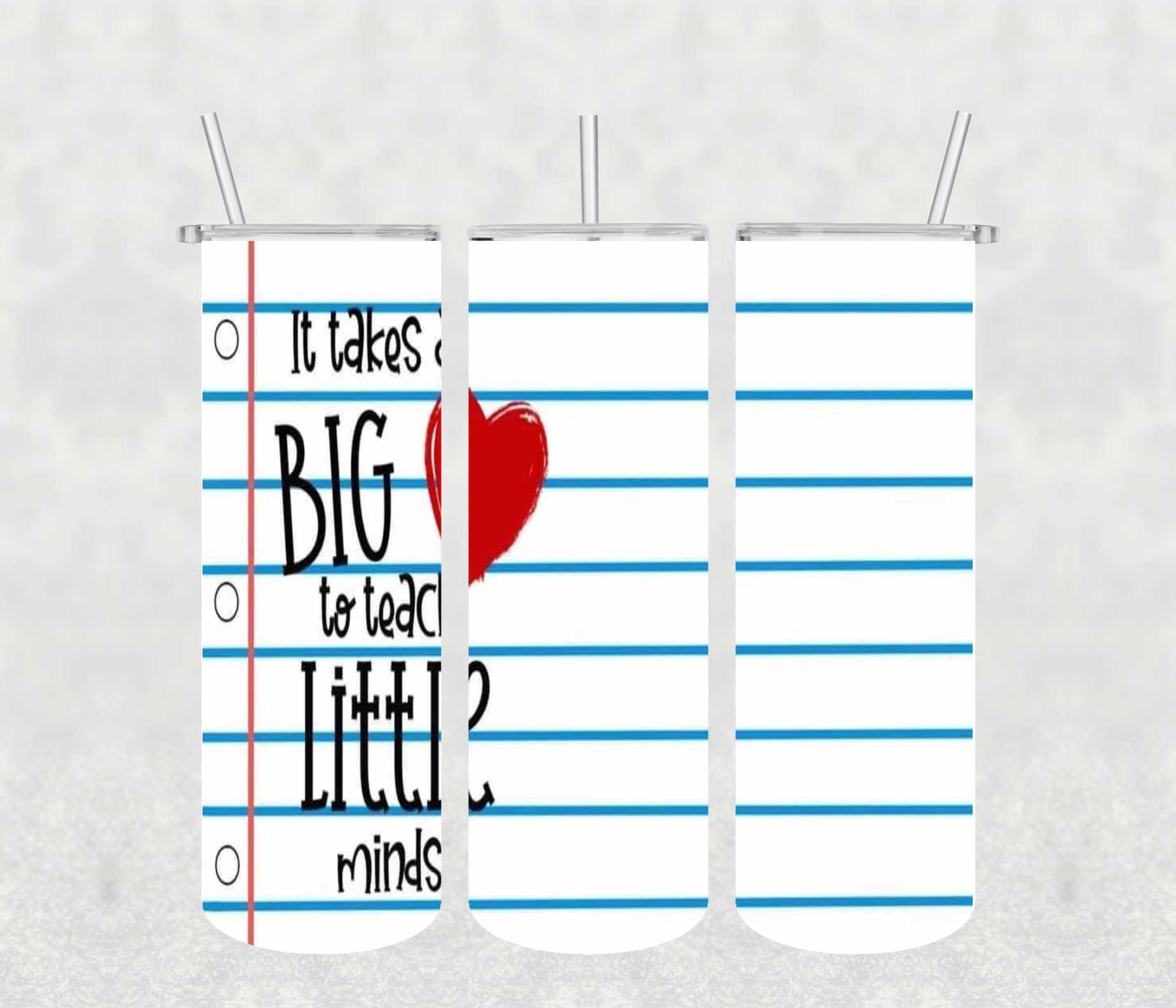 Teacher Notebook 20oz Tumbler Sublimation Print