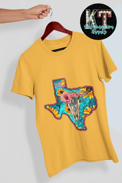 Texas Turqouise DTF, Texas Direct to Film, ready to press - KT SUBLIMATION, DTF AND MORE LLC