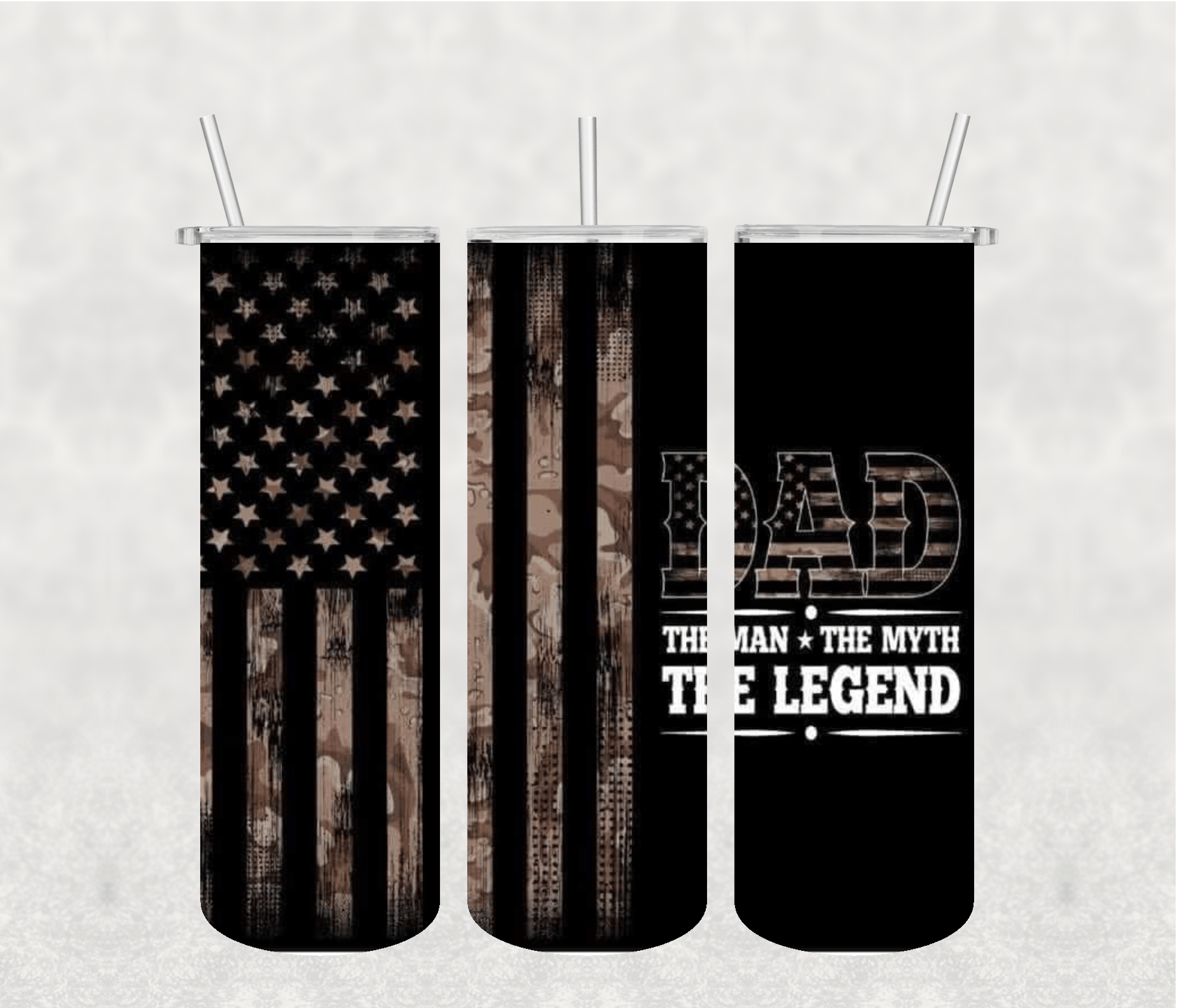 The Legend 20oz Tumbler Sublimation Print