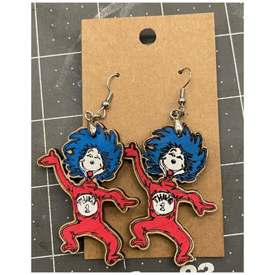 Things Dangle Earring, Handmade Earrings - KT SUBLIMATION, DTF AND MORE LLC