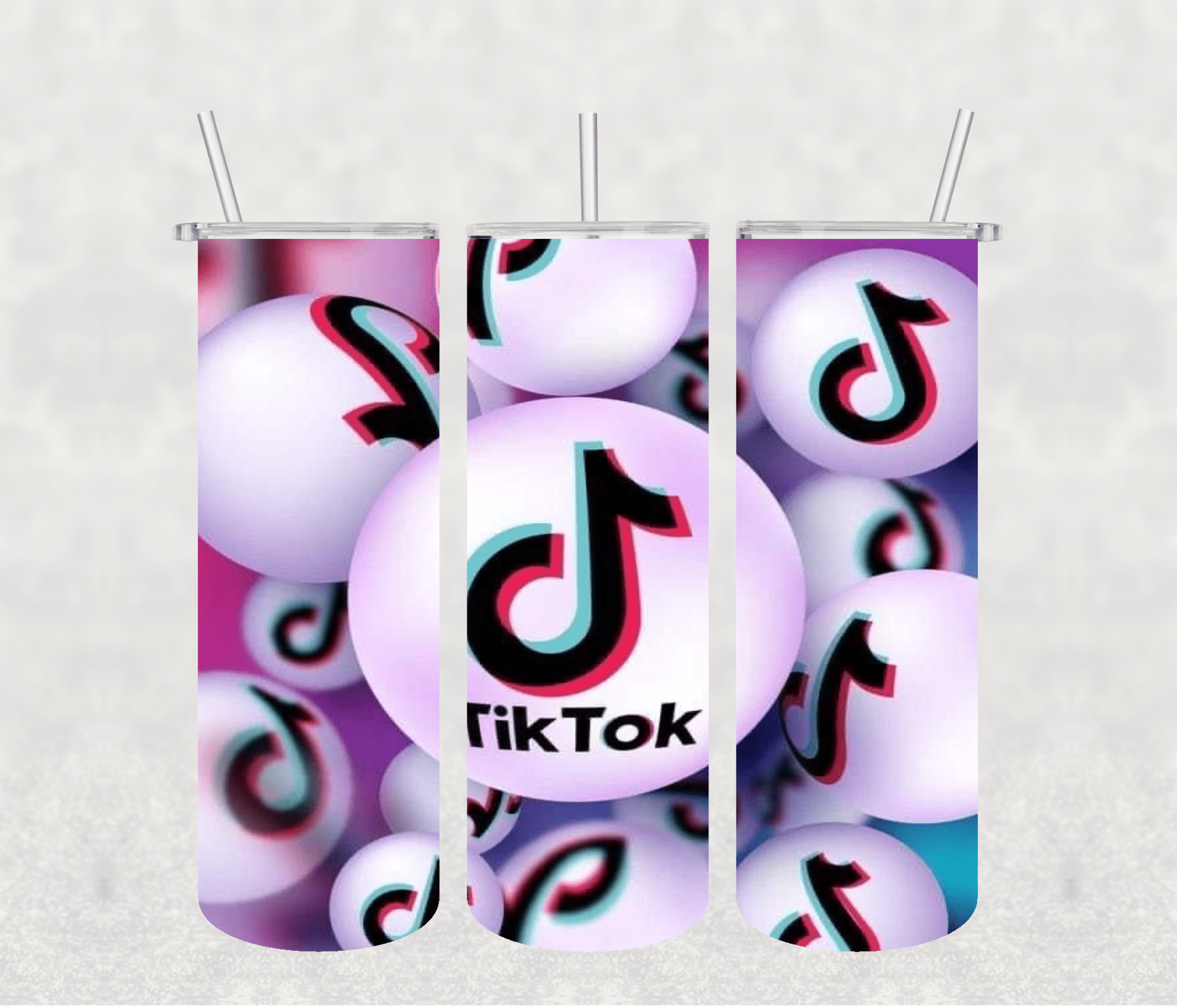 Tik Tok 20oz Tumbler Sublimation Print