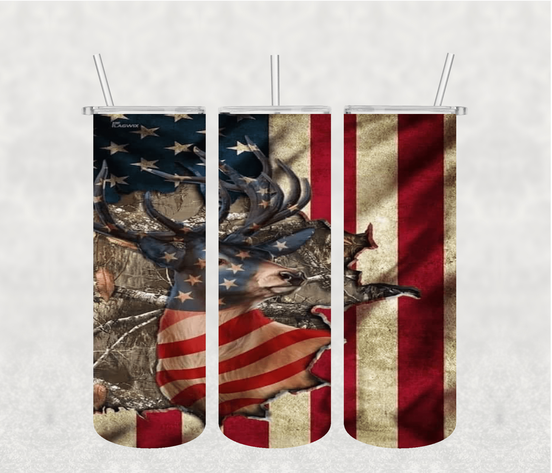 USa Flag 20oz Tumbler Sublimation Print - KT SUBLIMATION, DTF AND MORE LLC