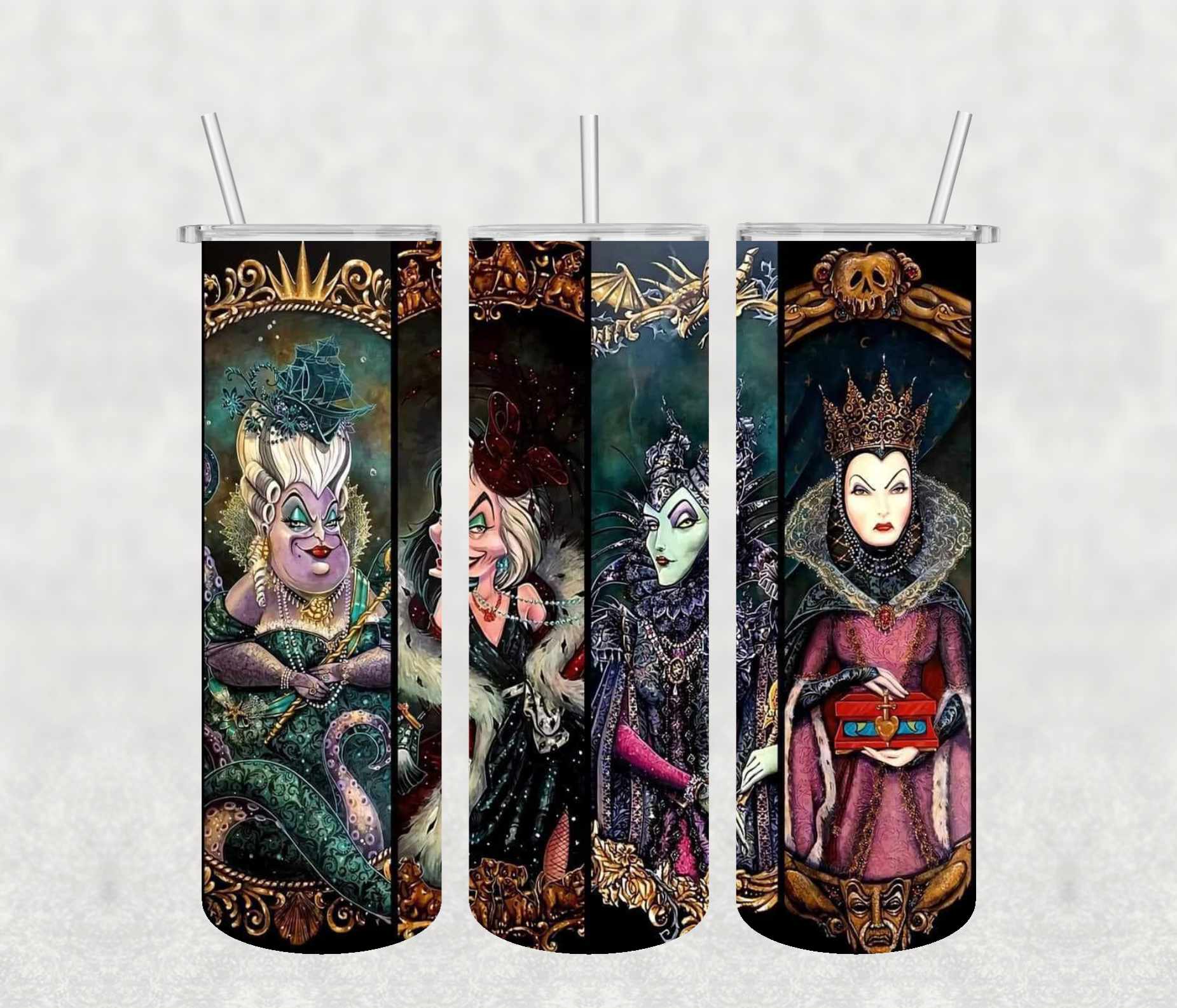 Villians 20oz Tumbler Sublimation Print - KT SUBLIMATION, DTF AND MORE LLC