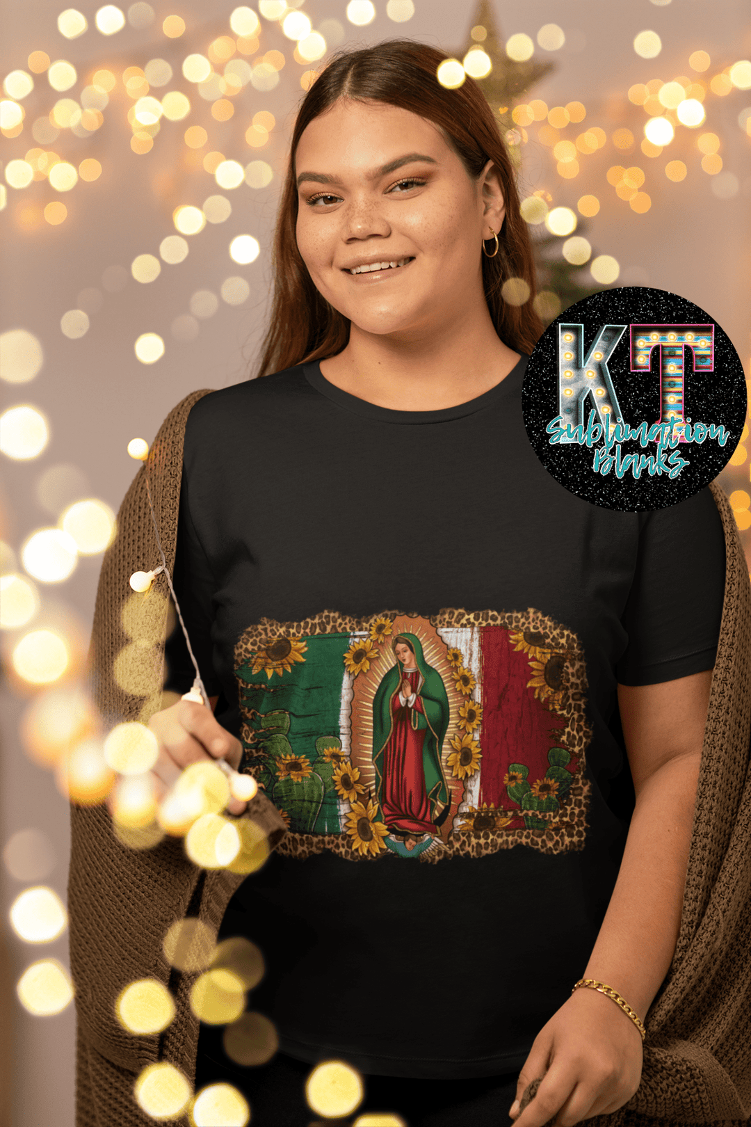 Virgen de Guadalupe DTF, ready to press Transfer - KT SUBLIMATION, DTF AND MORE LLC