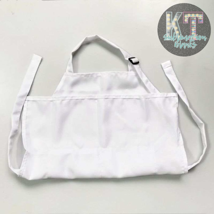 White Apron Sublimation Blank Adult