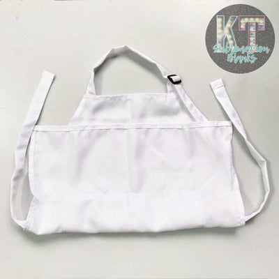 White Apron Sublimation Blank Adult