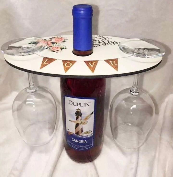 Wine Glass Holder Sublimation Blank – Perfect for Personalized Glassware Storage! 🍷✨ - KT SUBLIMATION, DTF AND MORE LLC