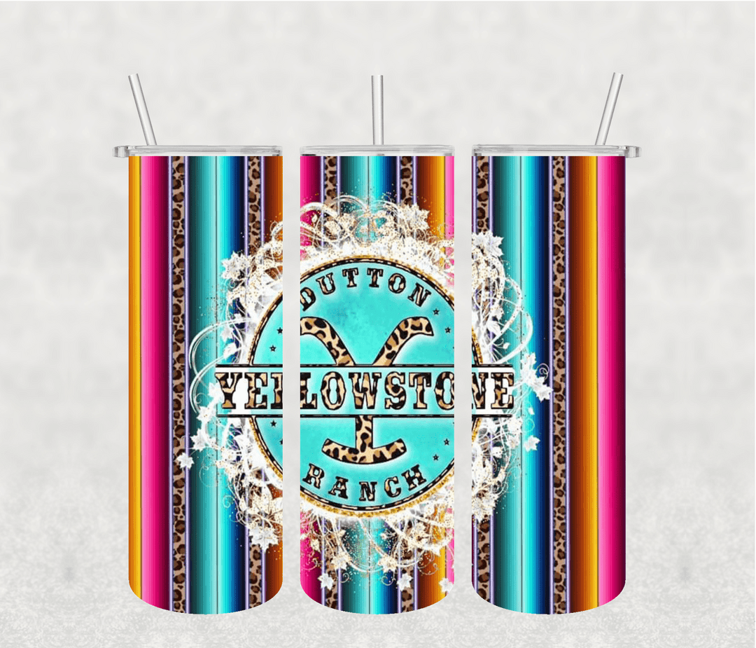 Yellowstone 20oz Tumbler Sublimation Print - KT SUBLIMATION, DTF AND MORE LLC