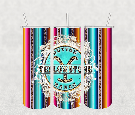 Yellowstone 20oz Tumbler Sublimation Print - KT SUBLIMATION, DTF AND MORE LLC