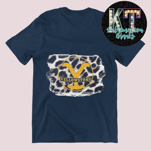 Yellowstone Cheeta DTF, directo to film transfer - KT SUBLIMATION, DTF AND MORE LLC