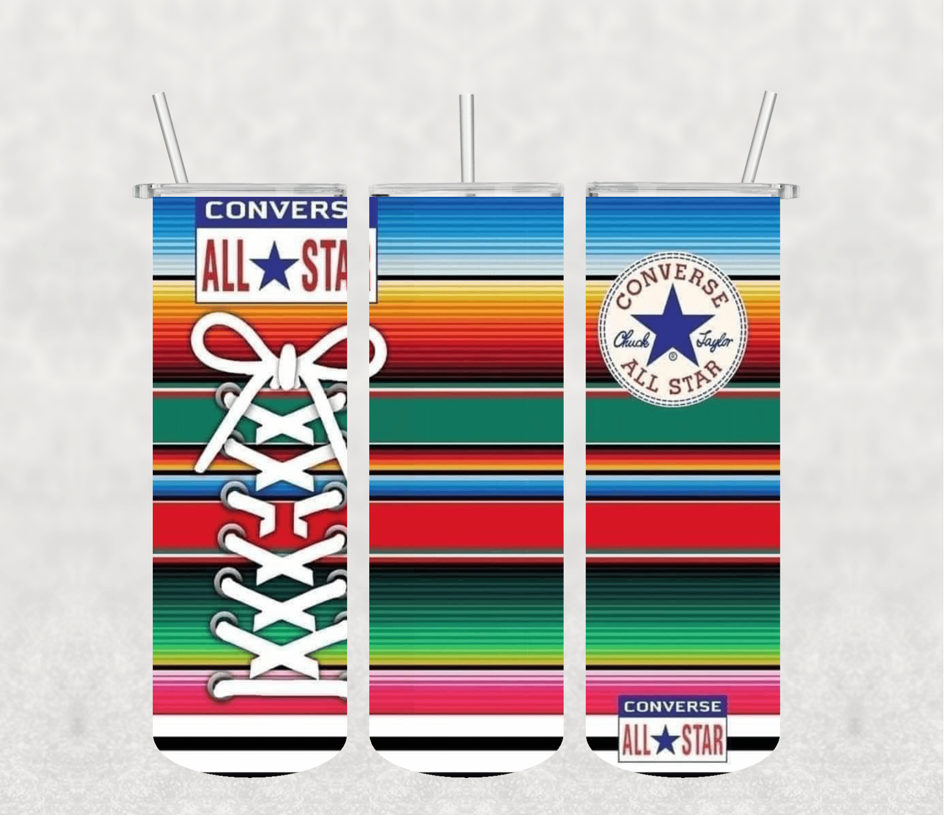 Zarape Converse 20oz Tumbler Sublimation Print - KT SUBLIMATION, DTF AND MORE LLC